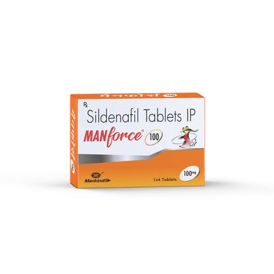 Manforce 100mg Tablet 4'S - Impotence/Erectile Dysfunction (Ed)