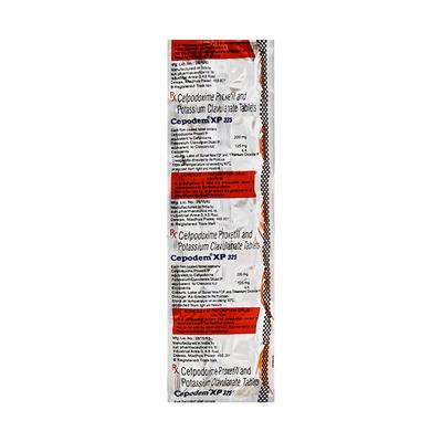 Cepodem XP 325mg Tablet 10'S - Bacterial Infections-Cep