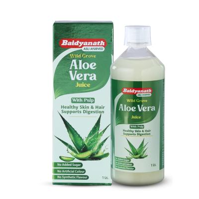 Baidyanath Wild Grove Aloe Vera Juice 1 L - Ayurvedic Juices