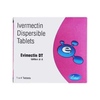EVIMECTIN DT Tablet 4's - Parasitic Worms-Ant