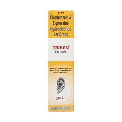 Triben Ear Drops 10ml - Ear Conditions-EAA