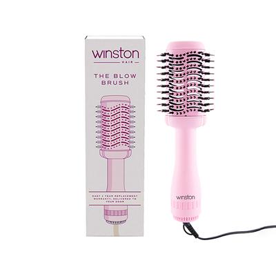 WINSTON Blow Drying Brush With Adjustable Temperature Setting 1200W - Pink 1's - Multi-Stylers
