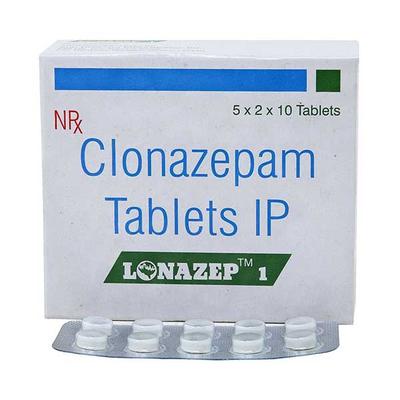 Lonazep 1mg Tablet 10'S - Anxiety-Anx