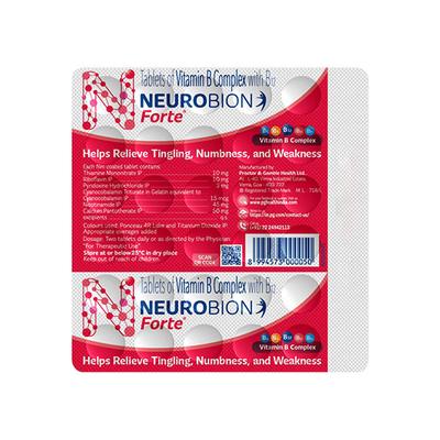 Neurobion Forte Tablet 30'S - Supplements-Vbc