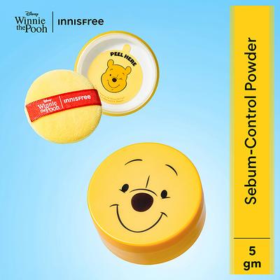 Innisfree No Sebum Mineral Powder For Oil Control, Makeup Fixer - Pooh 5 gm - Loose Powder