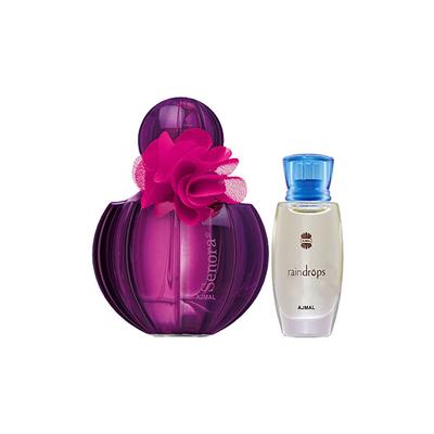 Ajmal Senora EDP Floral Spicy Perfume And Raindrops Concentrated Perfume Oil Floral Chypre 85 ml - Women Perfumes (Edt/Edp)
