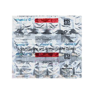 ABEVIA N Tablet 15's - Asthma/COPD-Ast