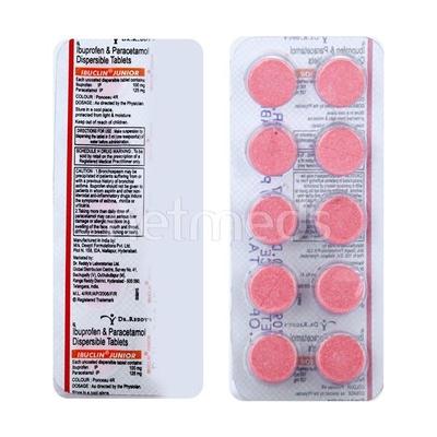 Ibuclin Junior Tablet 10'S - Pain relief-Nsa