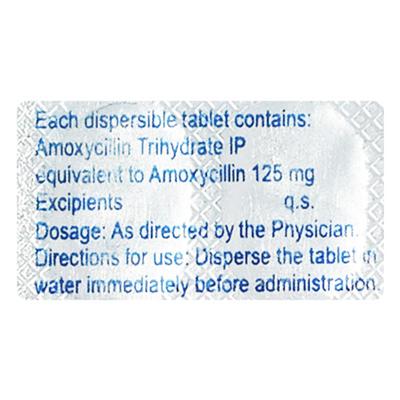 MOX Kidtab 125mg Tablet 15'S - Bacterial Infections-Pen