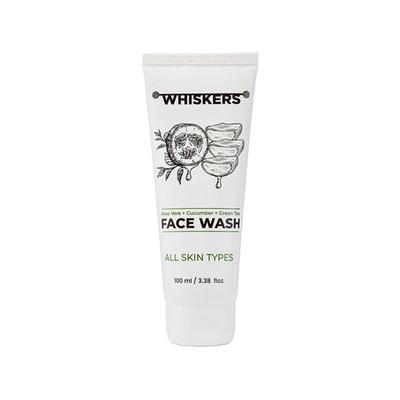 Whiskers Aloe Vera Face Wash 100 ml - Face Washes
