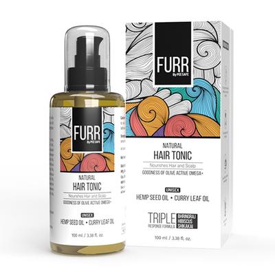 FURR By Pee Safe Natural Hair Tonic For Hair Nourishment and Frizz Control For Men and Women 100 ml - Hair Lotions & Tonics
