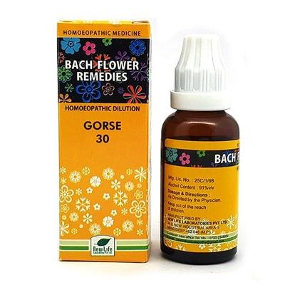 New Life Bach Flower Remedies Gorse 30 Liquid 30 ml - Dilutions