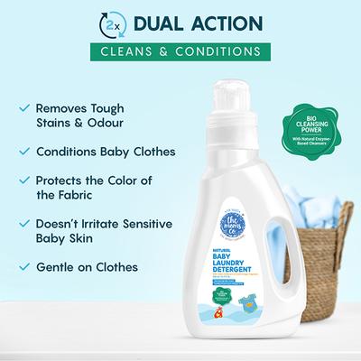 The Moms Co. Natural Baby Laundry Detergent Liquid 500 ml - Baby Detergents