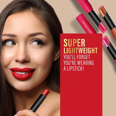 Facescanada Long Stay 3-In-1 Matte Lipstick Primer + Lip Balm Chamomile and Shea Butter Kiss Ready Nude 03, 2gm - Lipsticks