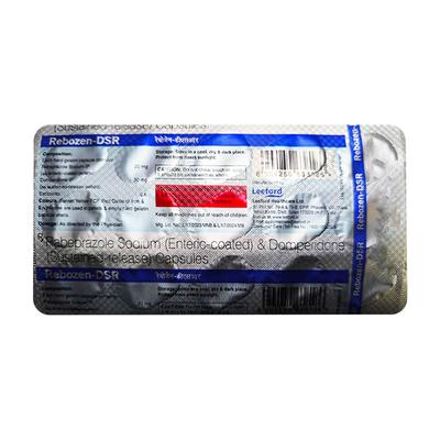 REBOZEN DSR Capsule 15's - Ulcer/Reflux/Flatulence-Aaa
