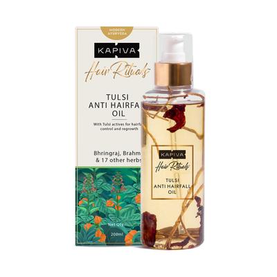 Kapiva Hair Rituals Tulsi Anti Hairfall Oil 200 ml - Hair Oils