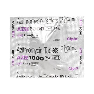 Azee 1gm Tablet 1's - Bacterial Infections-Mac