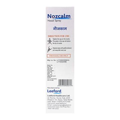 NOZCALM Nasal Spray 20ml - Nasal Congestion-Nas