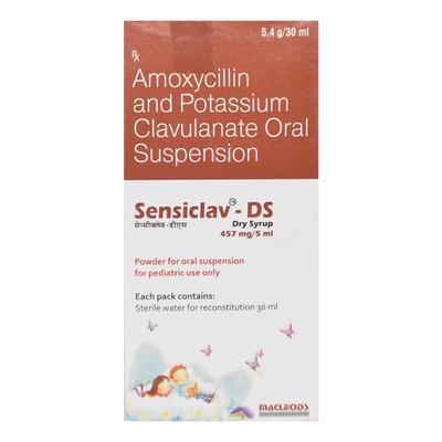 Sensiclav DS 457mg Dry Syrup 30ml - Bacterial Infections-Pen