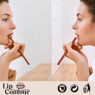 Matt Look Colorite Lip Contour, Lighweight Application, Charming Fuchsia-19 0.9 gm - Lip Liners