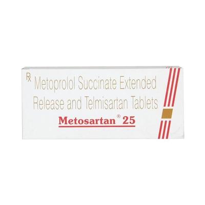 Metosartan 25mg Tablet 10'S - Hypertension-Ana