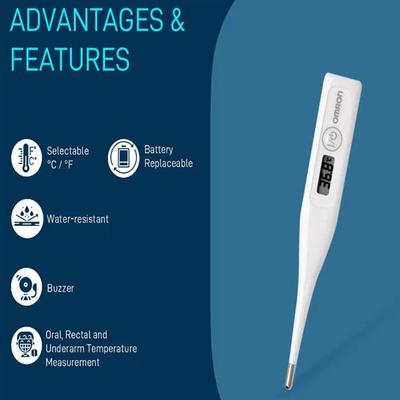 Omron Thermometer Pencil Type (MC-246) - Thermometer & Oximeter
