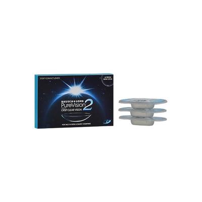 Bausch & Lomb PureVision2 HD Monthly Contact Lens - 6 Lens/Box (-0.75) - Eyecare Lenses