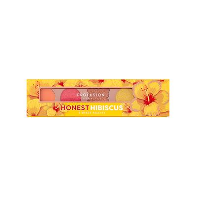 Profusion Cosmetics Blooming Hues 5 Shade Eye Shadow Pallete Honest Hibiscus (4.82 gm) - Eye Shadow Palettes
