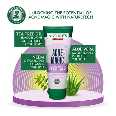 Nature's Essence Acne Magic Clear Skin Gel Face Wash 65 ml - Face Wash & Cleansers
