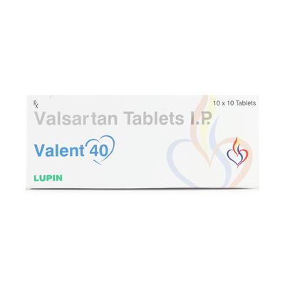 Valent 40mg Tablet 10'S - Hypertension-Ang