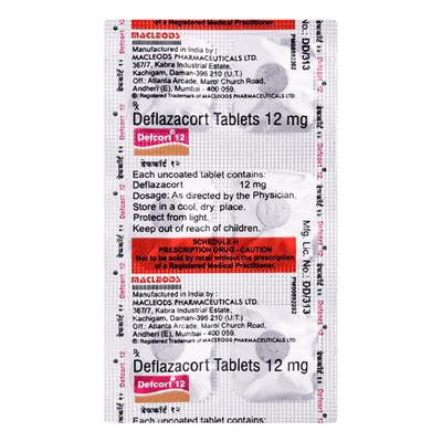 Defcort 12mg Tablet 6'S - Auto Immune Disease-Imm