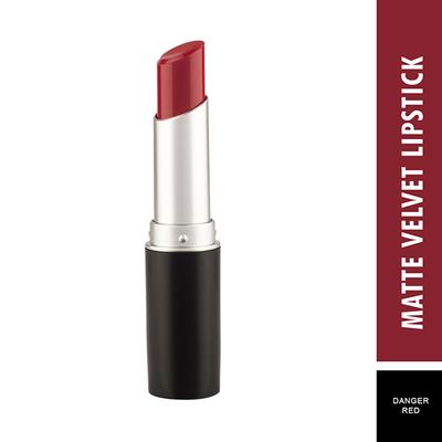 Swiss Beauty Smooth Velvet Matte Lipstick - (Danger Red) 3.2 gm - Lipsticks
