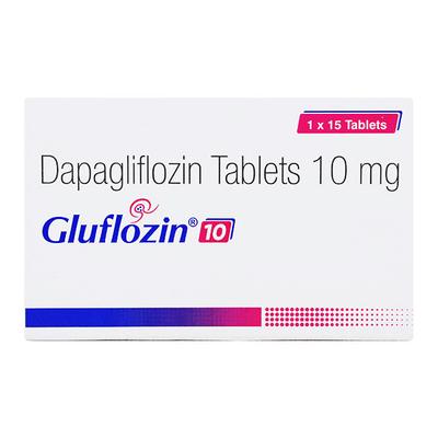 GLUFLOZIN 10 Tablet 15's - Diabetes-Ant
