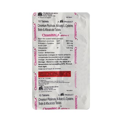 Chrominac A Tablet 10'S - Supplements-Vam