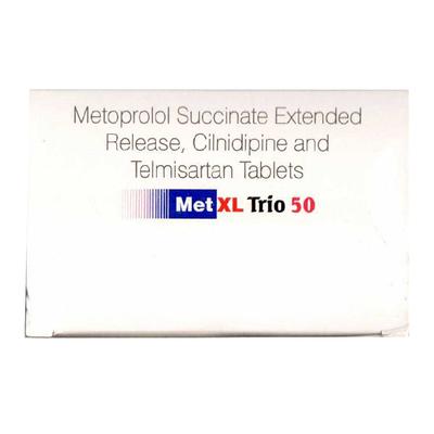 MET XL TRIO 50 Tablet 15's - Hypertension-Ana