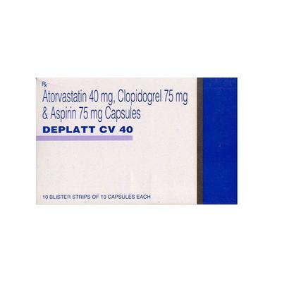 DEPLATT CV 40 Capsule 10's - Blood Clot-Ant