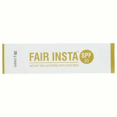 FAIR INSTA SPF 30 INSTANT SKIN LIGHTENING WITH SUNSCREEN Cream 20gm - Sunscreen Preparations-Emo