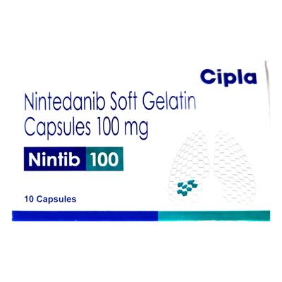 NINTIB 100 Capsule 10's - Idiopathic Pulmonary Fibrosis