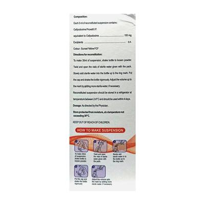 CEBEST 100 Delicious Mango Flavour Dry Syrup 30ml - Bacterial Infections-Cep