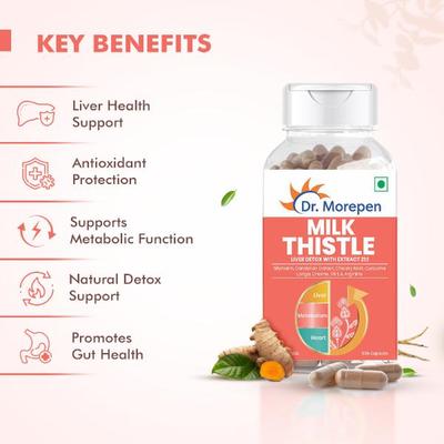Dr. Morepen Milk Thistle Capsule 60's - Vital Health