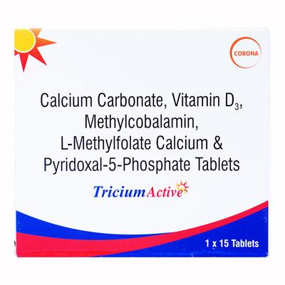 TRICIUM ACTIVE Tablet 15's - Supplements-Cal
