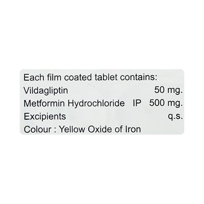 VILDABET M 500 Tablet 15's - Diabetes-Ant