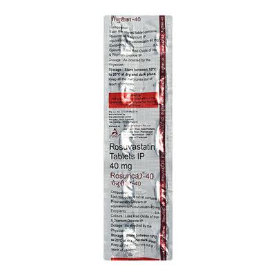 Rosurica 40mg Tablet 10'S - High Cholesterol-Dys