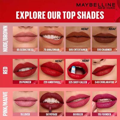 Maybelline New York Super Stay Matte Ink Liquid Lipstick 380 Enchanter 5 ml - Lipsticks