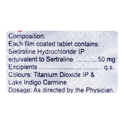 Serlift 50mg Tablet 10'S - Depression-Ant
