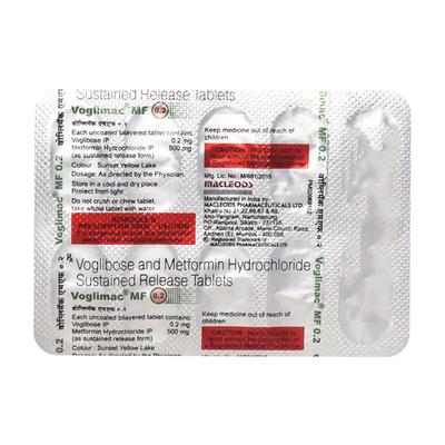 Voglimac MF 0.2mg Tablet 10'S - Diabetes-Ant
