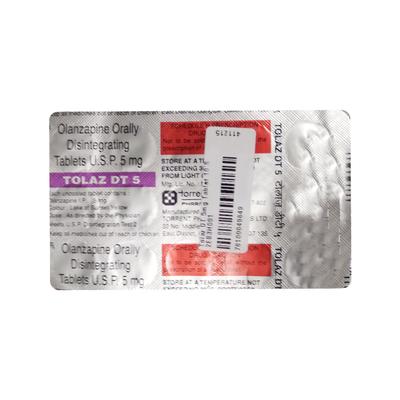 TOLAZ DT 5 Tablet 15's - Schizophrenia-Aps