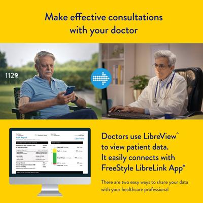 FreeStyle Libre Flash Continous Glucose Monitoring System Sensor Device 1's - Continous Glucose Monitoring Sensors