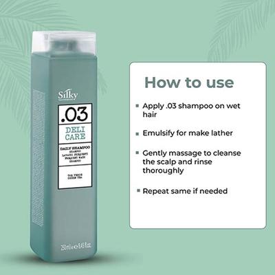 Silky Technobasics .03 Deli Care Daily Shampoo 1000 ml - Shampoos