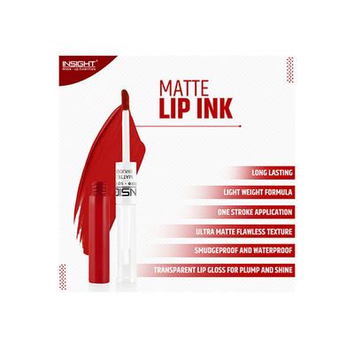 INSIGHT COSMETICS MATTE LIP INK (LG-42)-RECKLESS 6 ml - Liquid Lipsticks